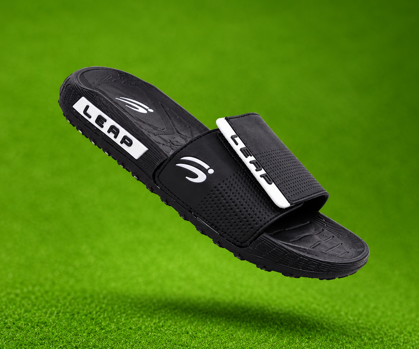 LEAP Men’s Premium Comfort Slides – Black